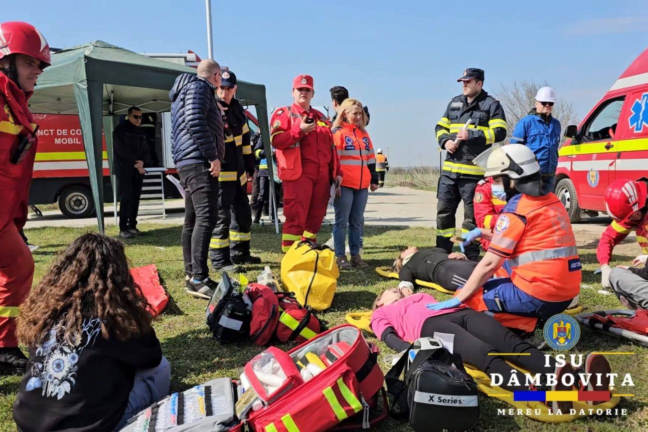 You are currently viewing Situații-limită simulate, astăzi, de ISU Dâmbovița, într-un exercițiu complex
