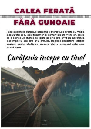 Read more about the article Ionuț Săvoiu: CFR SA lansează campania „Calea Ferată Fără Gunoaie”