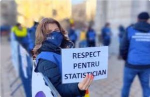 Read more about the article Protest al membrilor Sindicatului din Institutul Național de Statistică București