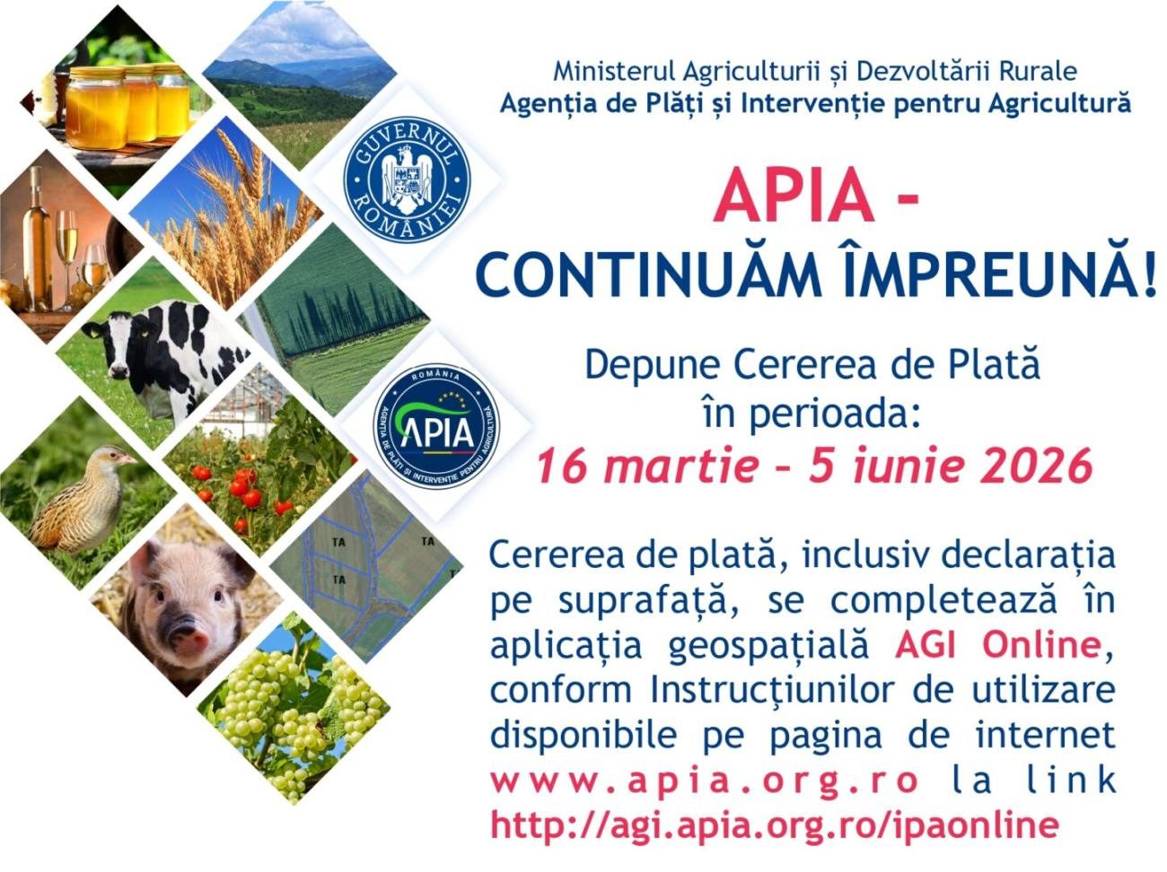 You are currently viewing APIA Dâmbovița a dat startul campaniei de primire a cererilor de plată pentru anul 2026