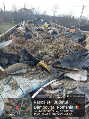 Read more about the article Transport ilegal de deșeuri oprit la Răscăeți