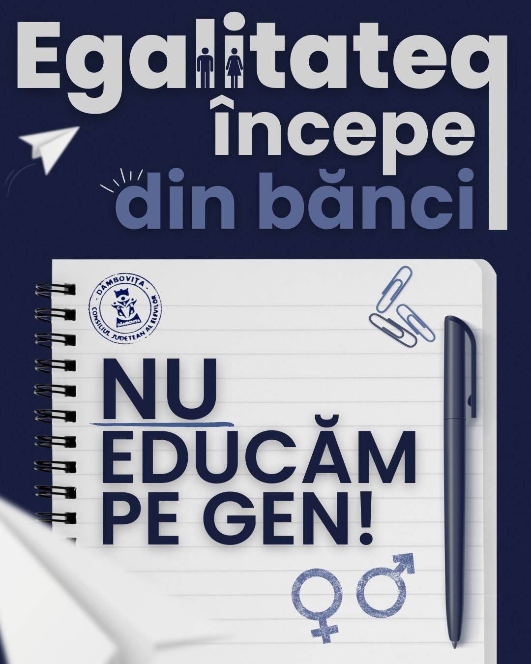 You are currently viewing Elevii din Dâmbovița cer egalitate reală în școli, „o educație fără diferențe de gen”