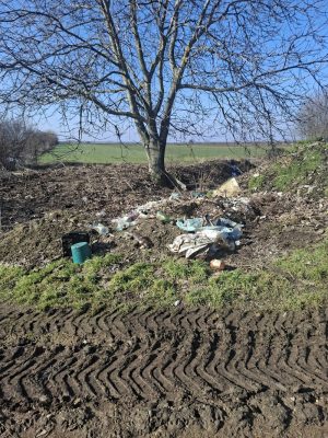 Read more about the article Mătăsaru împânzit de gunoiul aruncat în câmp. Primarul Robert Dumitru avertizează asupra amenzilor