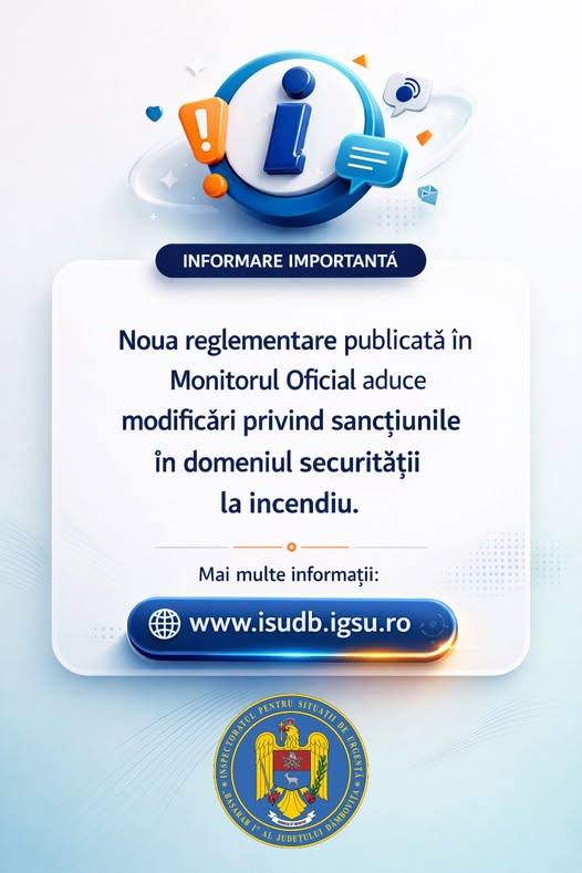 You are currently viewing ISU Dâmbovița anunță sancțiuni mai dure pentru nerespectarea normelor de securitate la incendiu