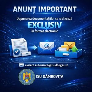 Read more about the article ISU Dâmbovița: de acum, documentațiile pentru avize și autorizații se depun doar online