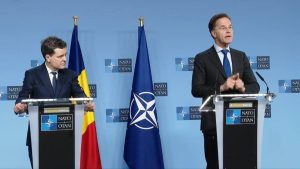Read more about the article Nicuşor Dan, conferinţă de presă comună cu şeful NATO, Mark Rutte