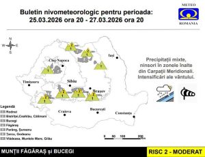 Read more about the article Risc moderat de avalanșe în Munții Bucegi, până vineri seara