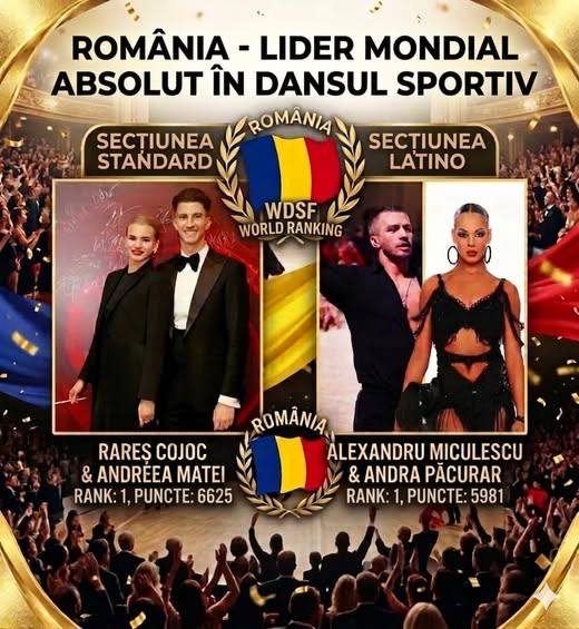 You are currently viewing Dublu triumf la nivel internațional! România domină dansul sportiv