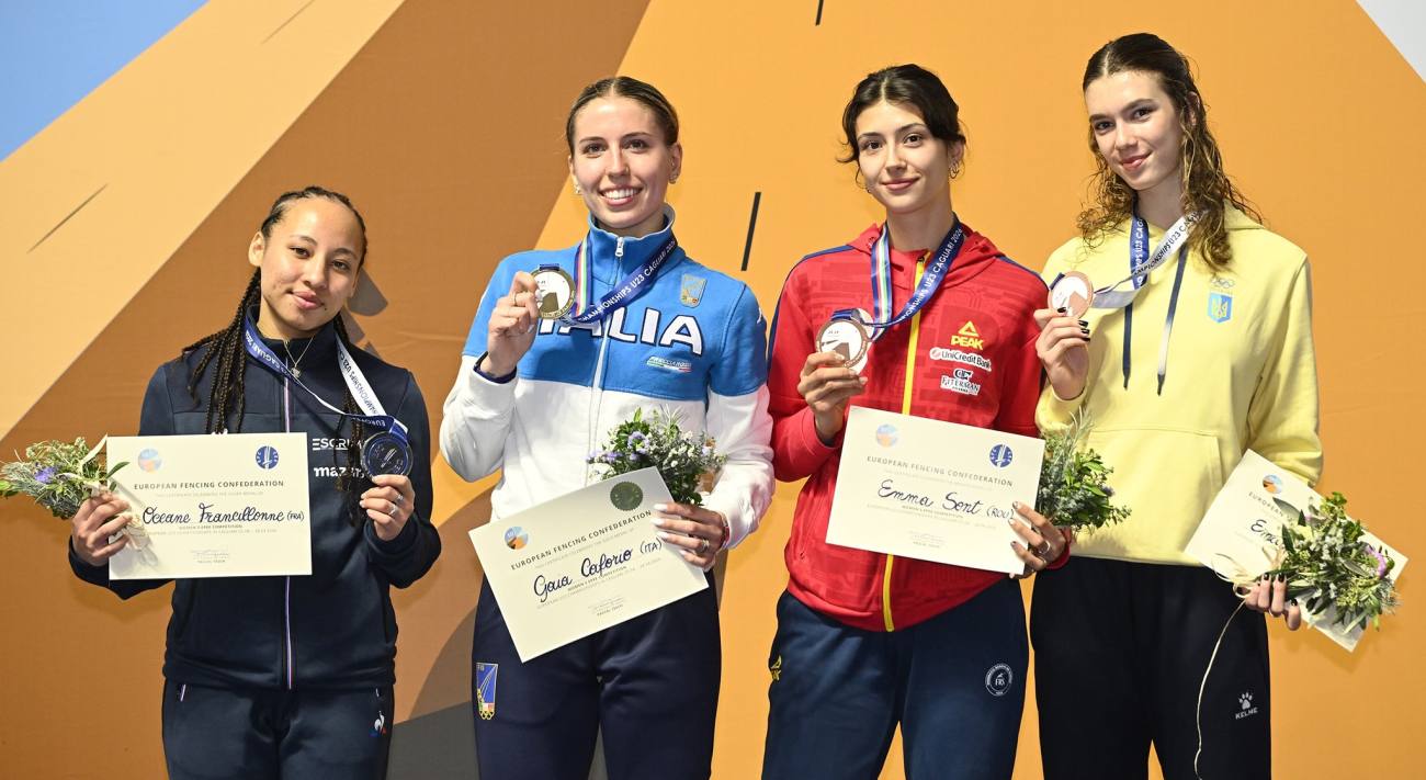 You are currently viewing Bronz pentru România la Cagliari! Emma Șonț a urcat pe podium la Campionatul European U23 după un parcurs de excepție la spadă