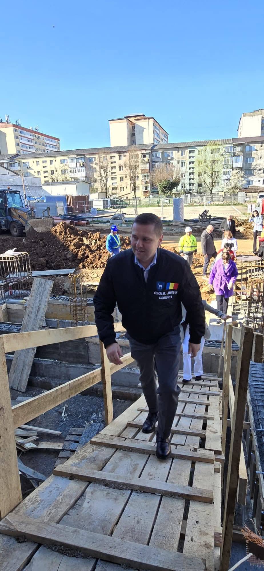 You are currently viewing Pe șantierul UPU de la Târgoviște, lucrările continuă în ritm susținut