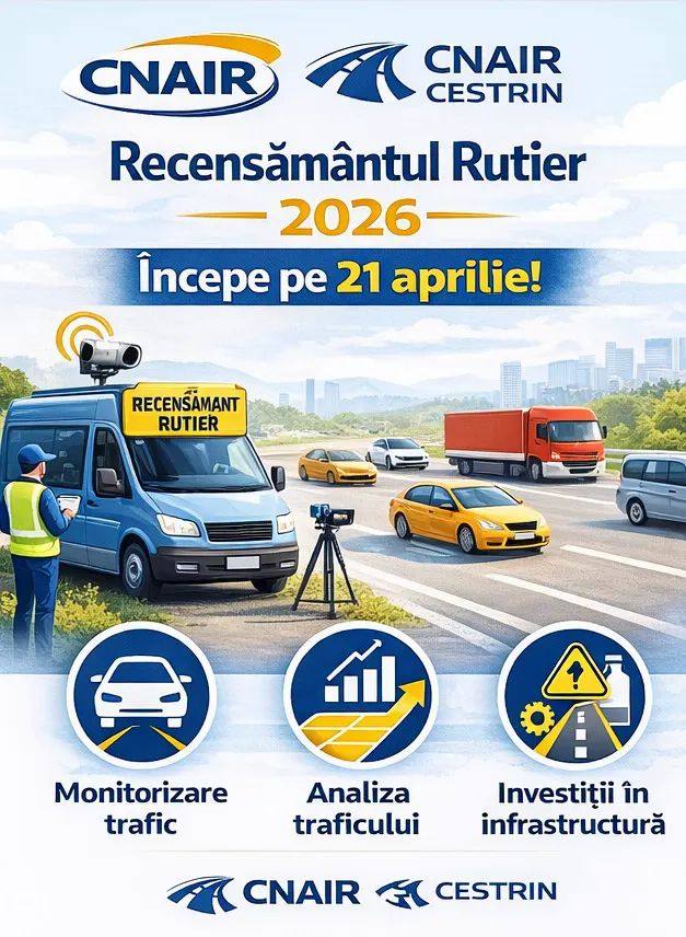 You are currently viewing CNAIR începe Recensământul General de Circulație Rutieră