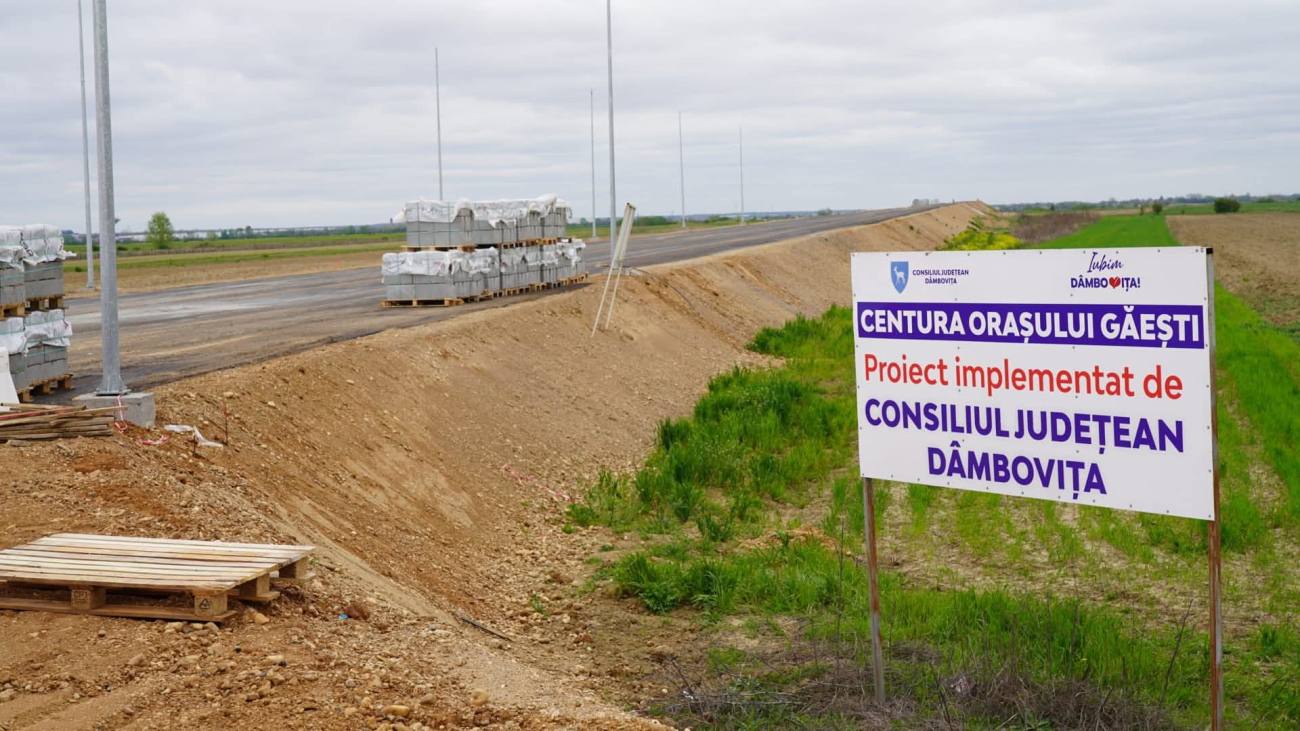 You are currently viewing Avansează lucrările la centura orașului Găești