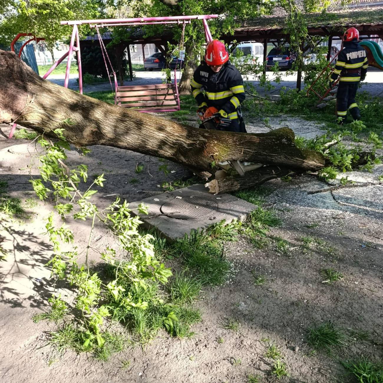 You are currently viewing Vremea severă din țară a necesitat intervenții în 72 de localități. Dâmbovița, printre județele afectate de vânt