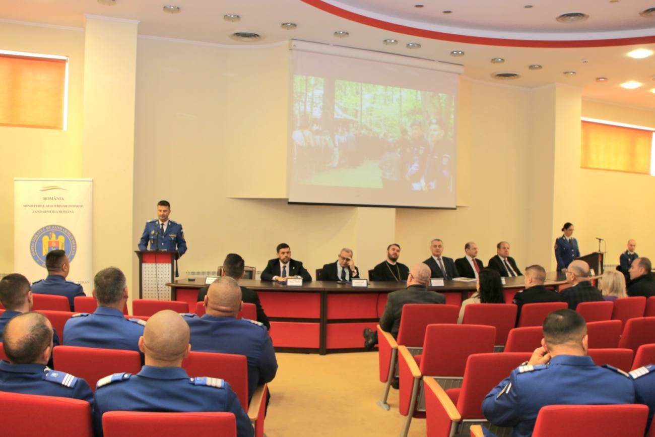 You are currently viewing Ședință aniversară dedicată celebrării a 176 de ani de la înființarea Jandarmeriei Române