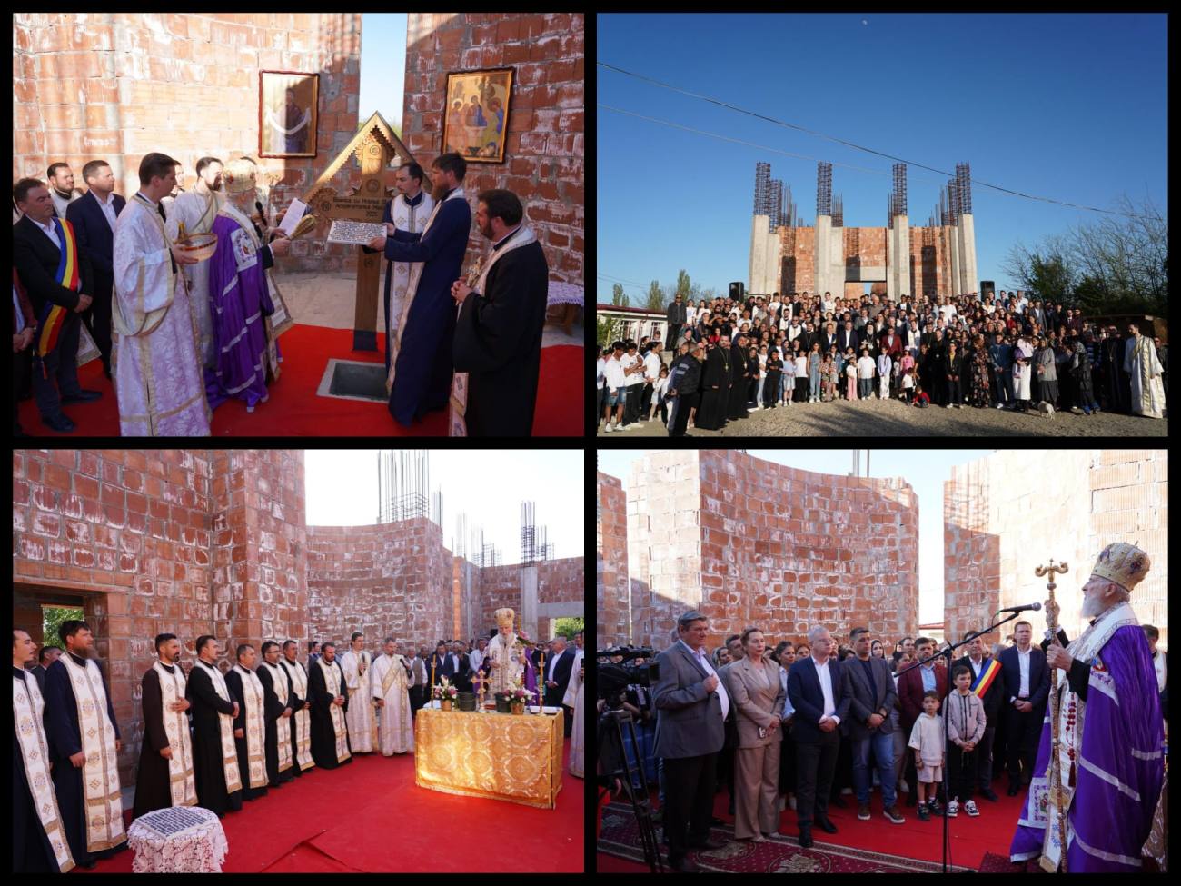 You are currently viewing VIDEO-A FOST PUSĂ PIATRA DE TEMELIE A NOII BISERICI A PAROHIEI ROMÂNEȘTI DIN ARHIEPISCOPIA TÂRGOVIȘTEI