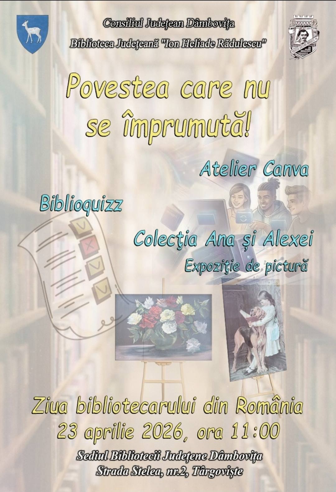 You are currently viewing „Povestea care nu se împrumută” – Program dedicat Zilei Bibliotecarului din România