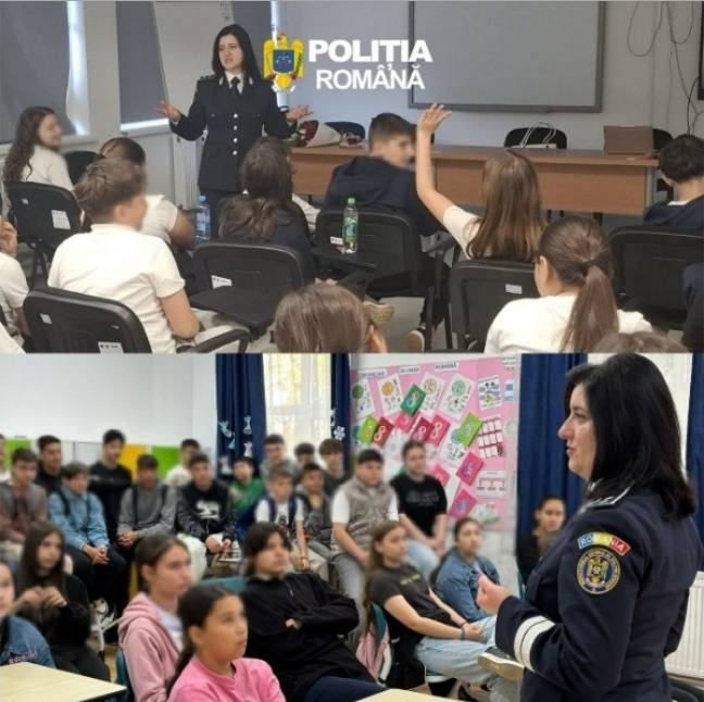 You are currently viewing POLIȚIȘTII DÂMBOVIȚENI, ÎN DIALOG CU ELEVII ȘI PĂRINȚII DESPRE SIGURANȚA ONLINE