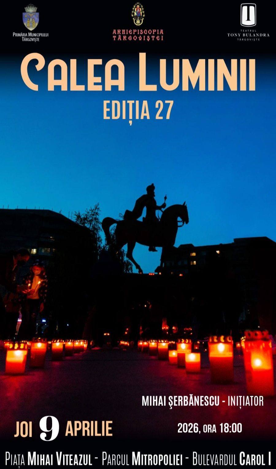 You are currently viewing Târgoviștea, sub semnul luminii, în Joia Mare