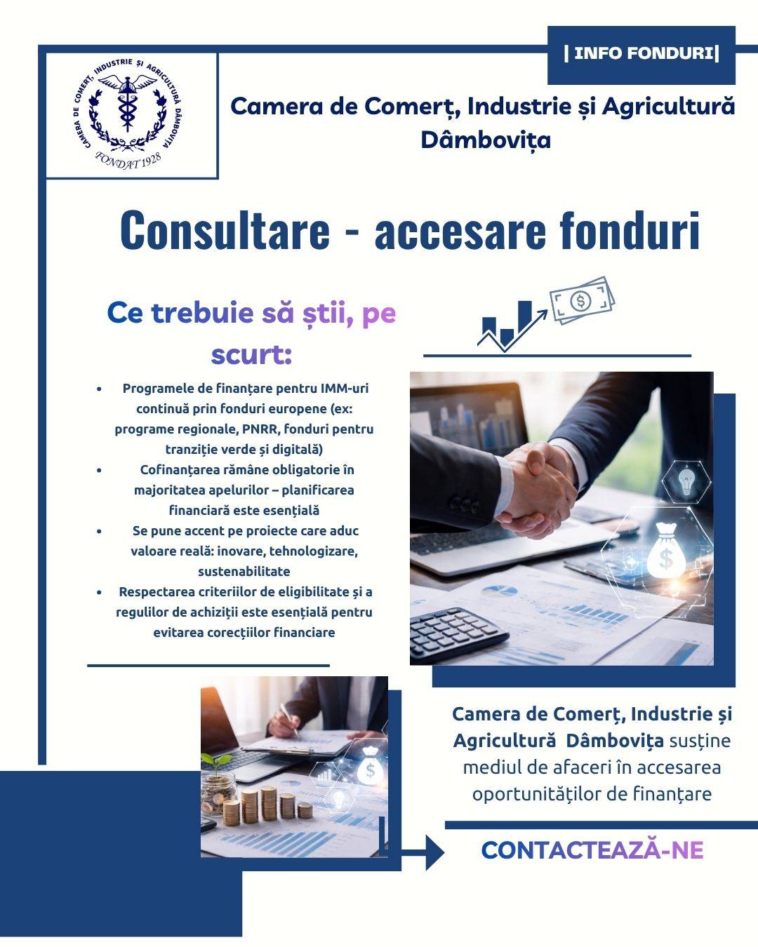 You are currently viewing Camera de Comerț Dâmbovița: Finanțarea devine un avantaj competitiv pentru IMM-uri în 2026
