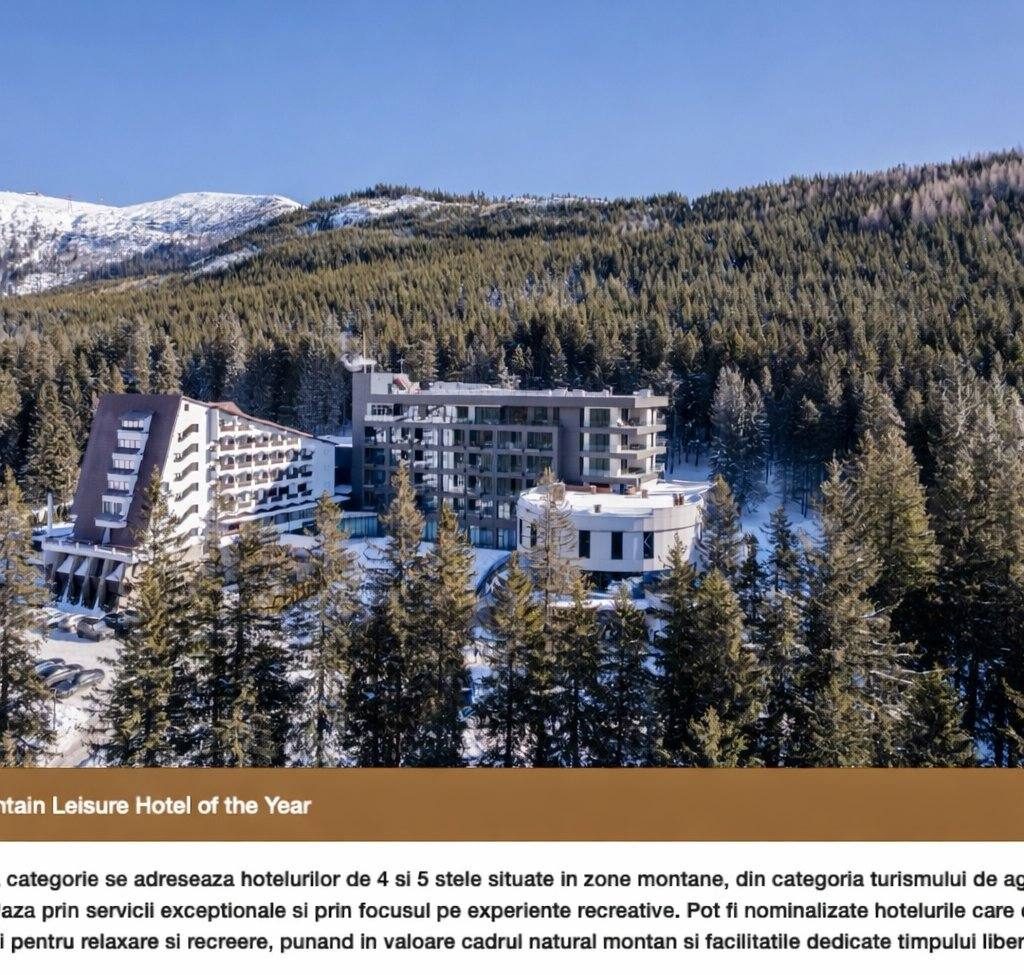 You are currently viewing Hotel Peștera Wellness & Spa, nominalizat la TopHotel Awards 2026, în trei categorii importante