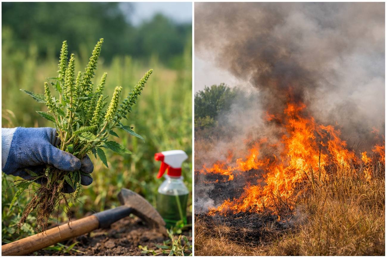 You are currently viewing Obligații pentru cetățenii din Brănești privind ambrozia și arderea vegetației uscate
