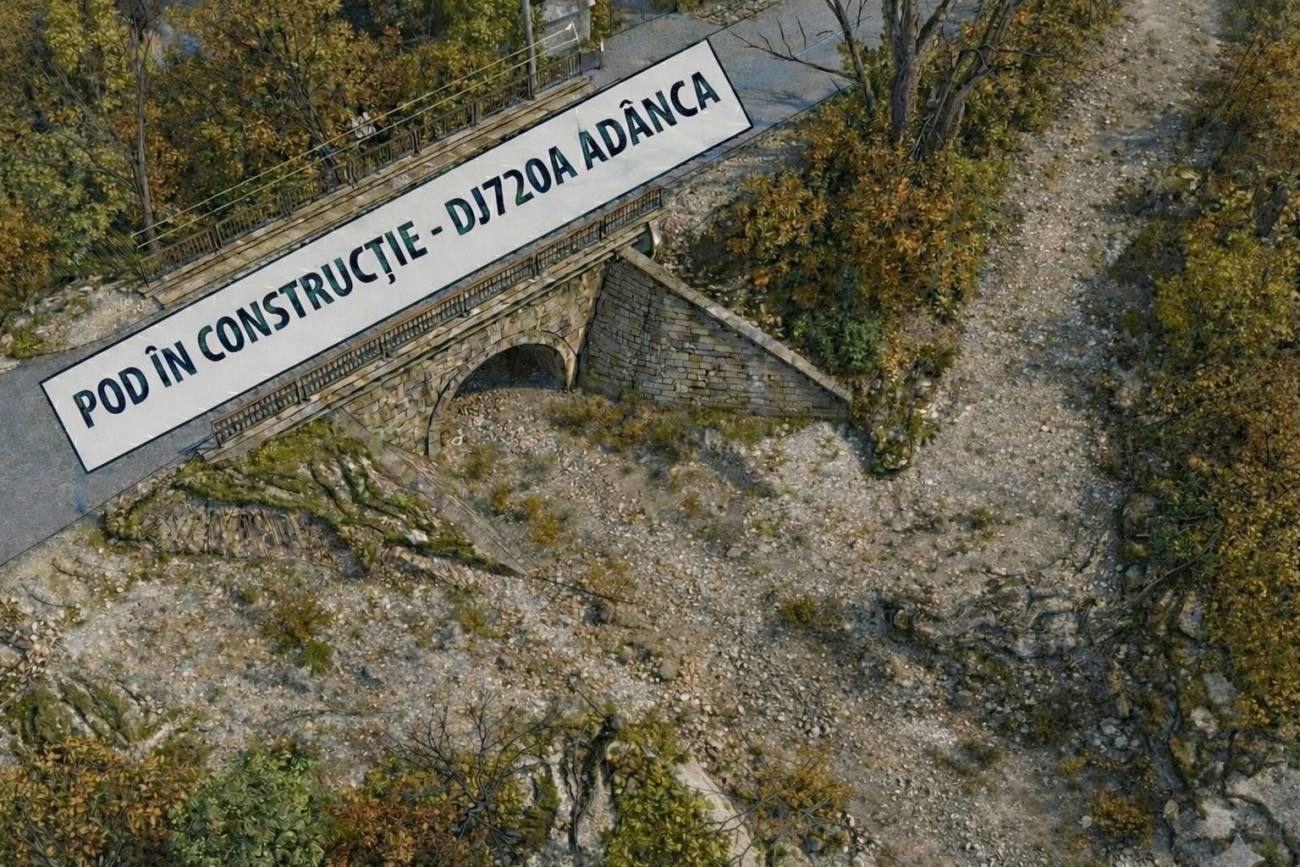 You are currently viewing Circulație oprită pe Podul Adânca, începând de mâine