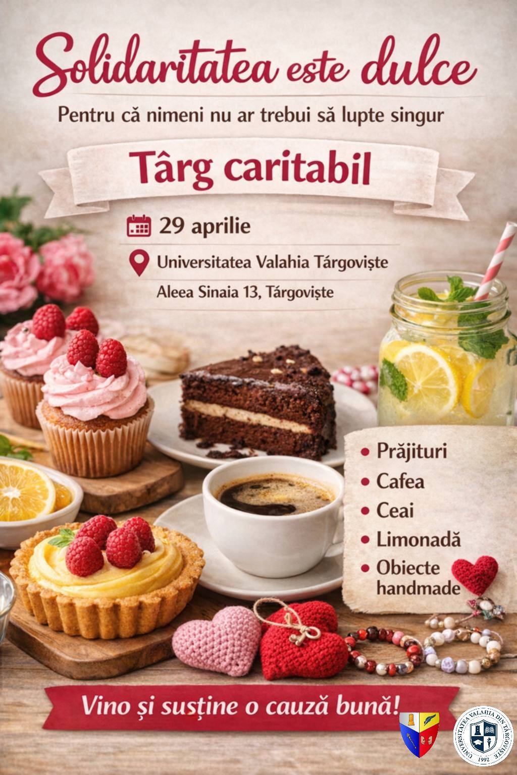 You are currently viewing Studenții UVT de la Jurnalism organizează un târg caritabil pentru Ioana, o colegă care luptă pentru fiecare pas