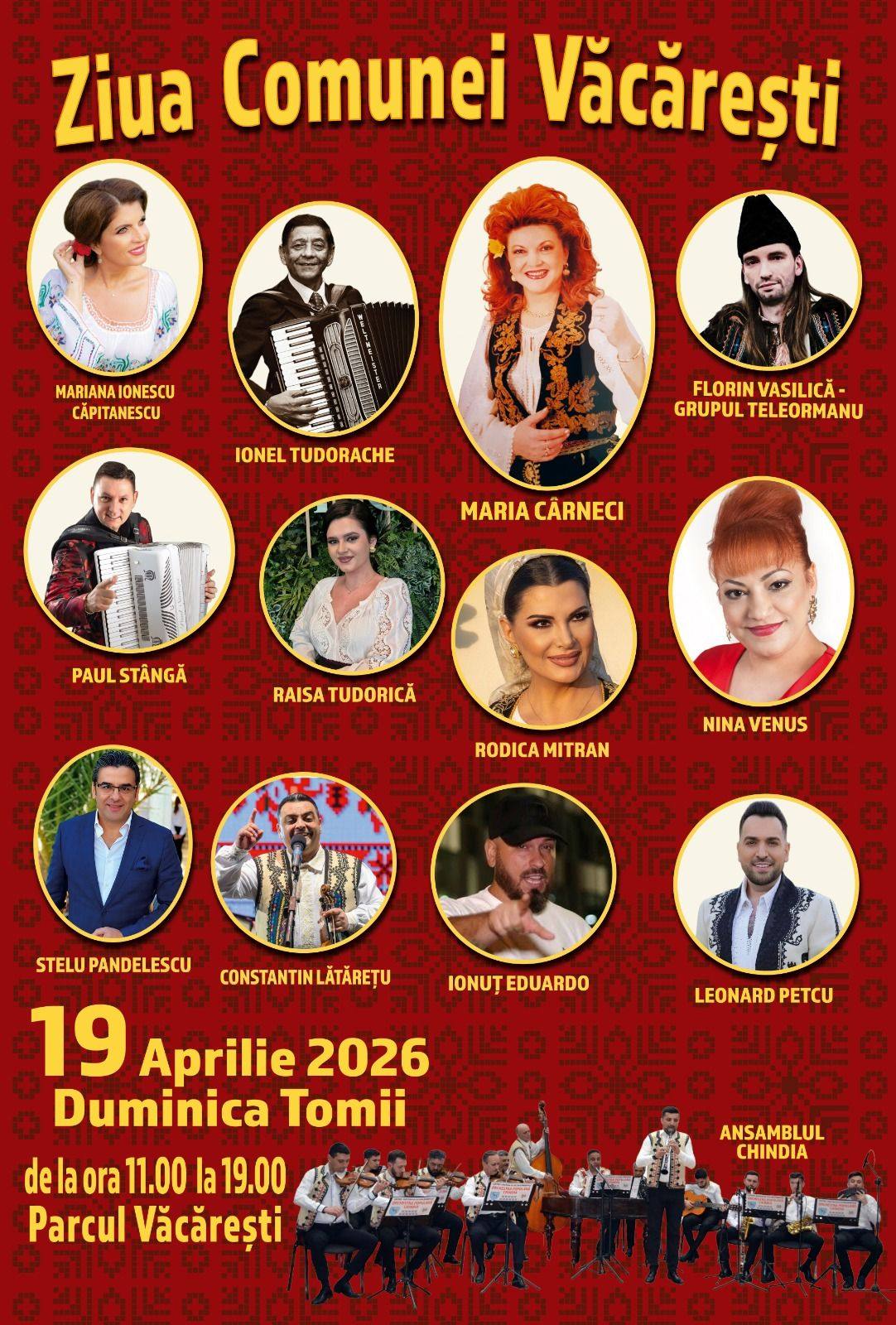 You are currently viewing Ziua Comunei Văcărești, de Duminica Tomii. Autoritățile au pregătit momente pentru întreaga comunitate