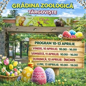 Read more about the article Program special de Paște la Grădina Zoologică Târgoviște. O alternativă de relaxare în aer liber pentru dâmbovițeni