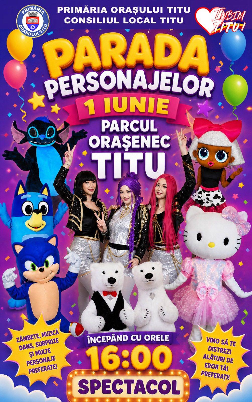 You are currently viewing Primăria Titu invită comunitatea, pe 1 iunie, la o după-amiază plină de distracție și surprize pentru întreaga familie