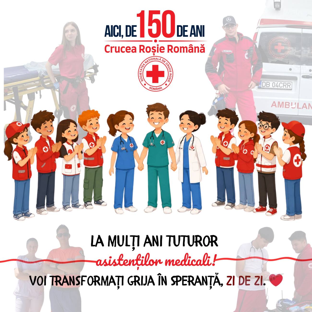 You are currently viewing Crucea Roșie Dâmbovița, de Ziua Asistentului Medical: recunoștință pentru oamenii care sunt acolo în cele mai grele momente