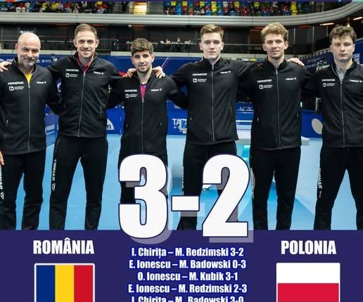 You are currently viewing România, calificare de senzație în optimile de finală ale Campionatului Mondial de tenis de masă: 3-2 cu Polonia