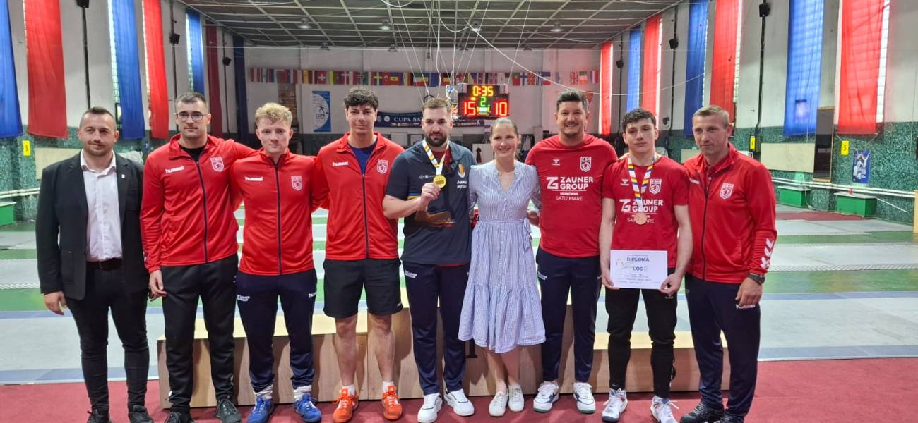 You are currently viewing Adrian Dabija, din nou rege pe planșă! Spadasinul de la CSM Olimpia Satu Mare a cucerit titlul național la seniori