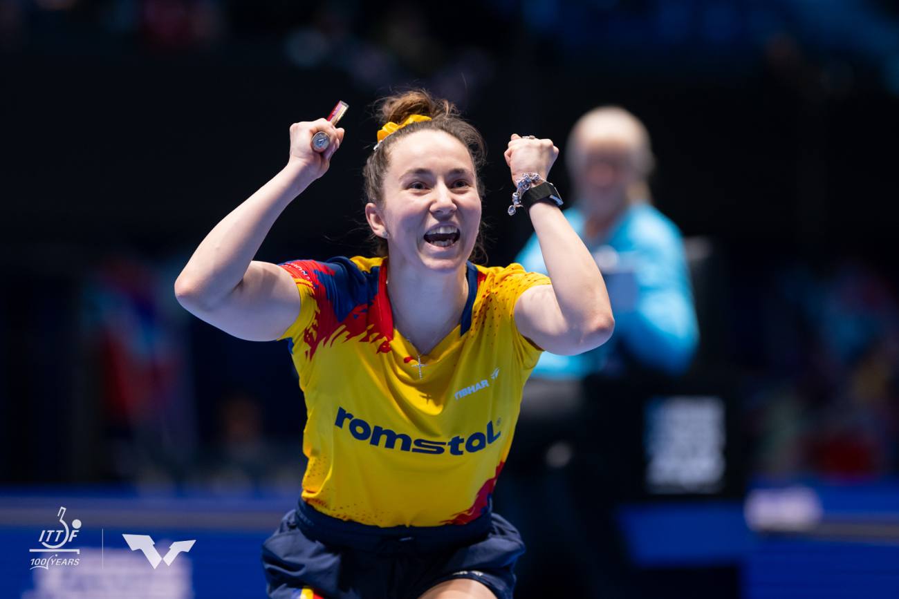 You are currently viewing Victorie uriașă pentru România la Campionatul Mondial de tenis de masă! Tricolorele, în careul de ași după ce au răpus Franța în sferturi. Medalie după 26 de ani