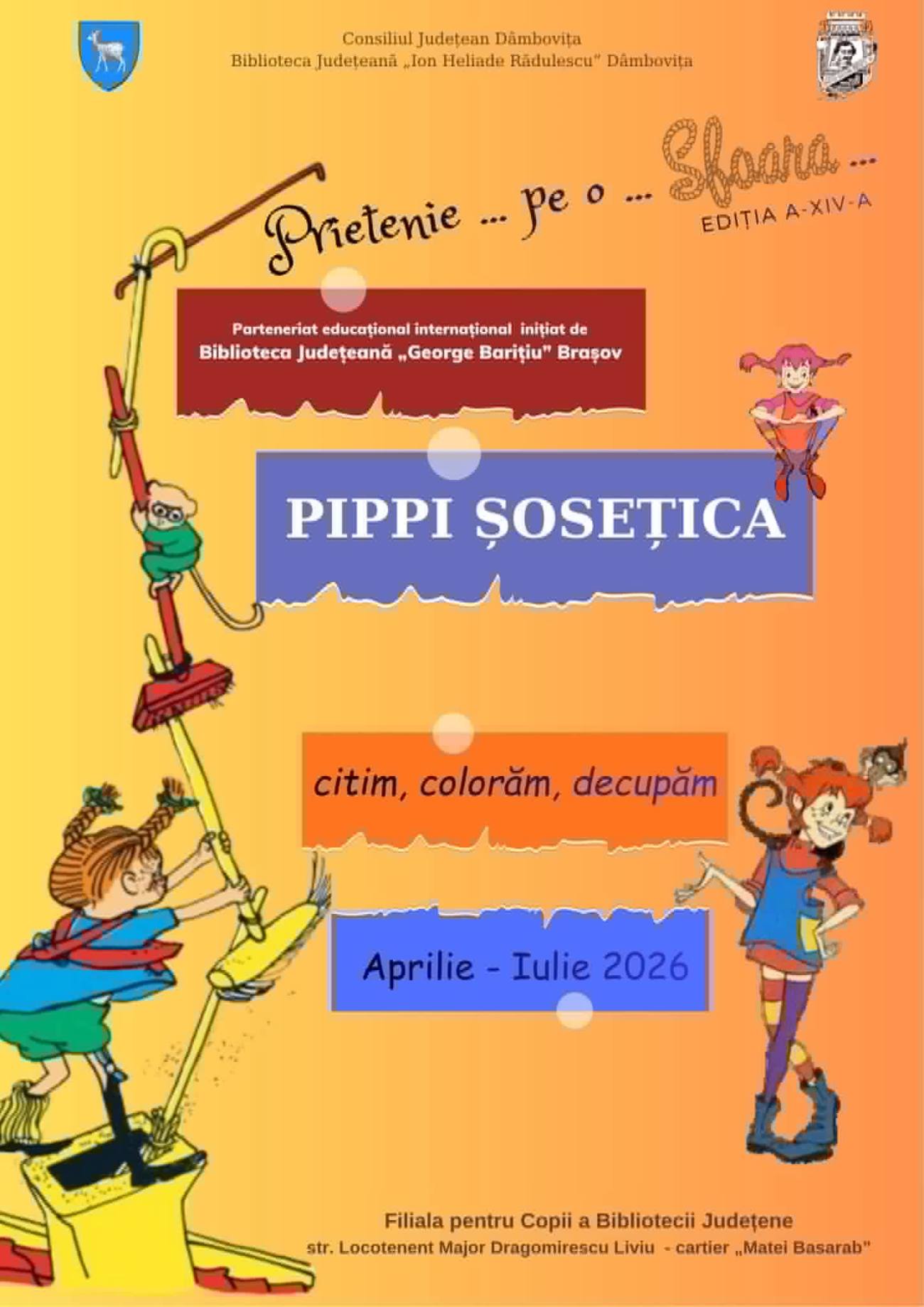 You are currently viewing Biblioteca Județeană Dâmbovița se alătură Parteneriatului Educațional Național „Prietenie…pe o… sfoară…” 
