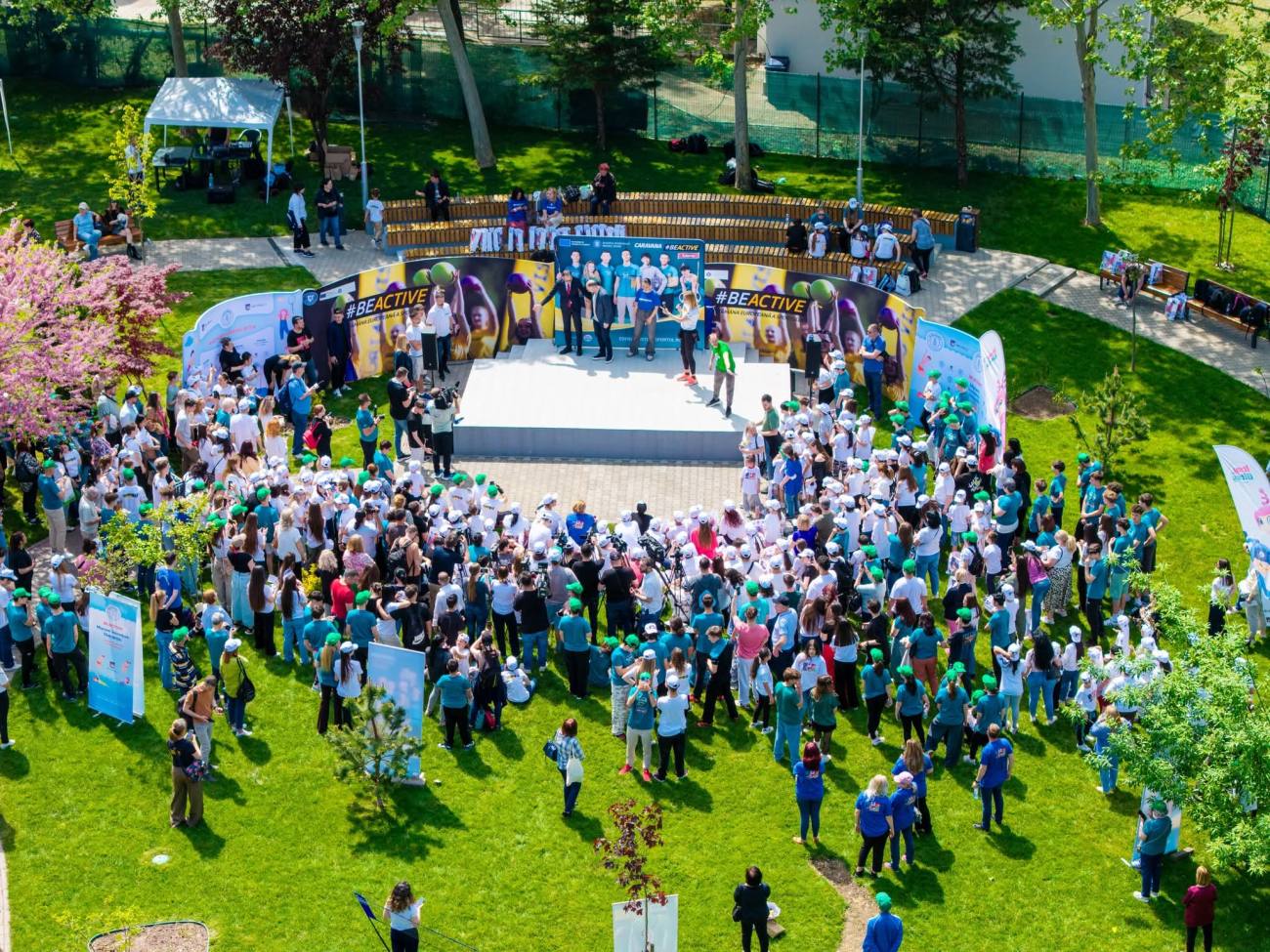 You are currently viewing Agenția Națională pentru Sport a deschis oficial Caravana BeActive Edenia 2026