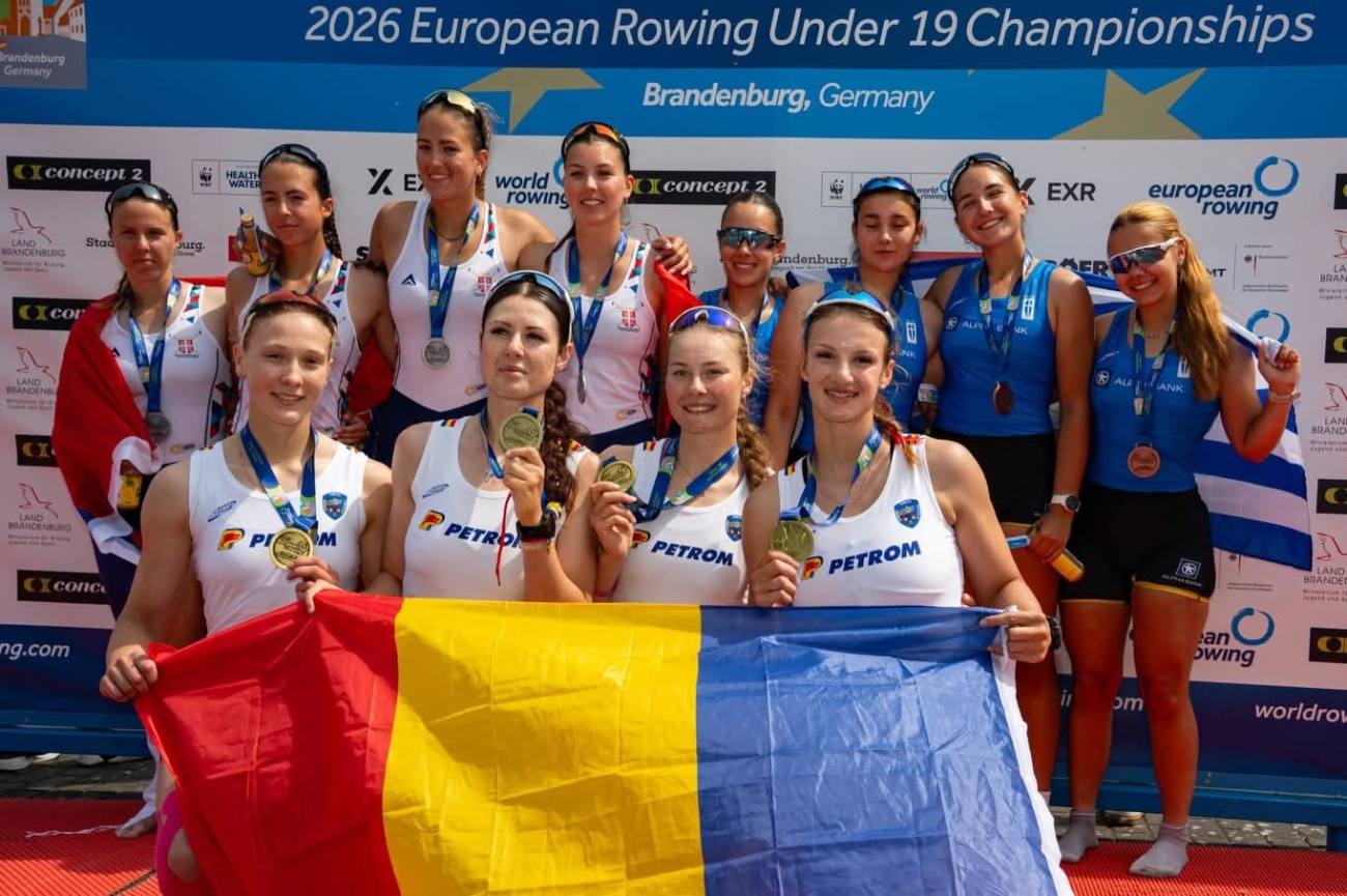 You are currently viewing România, de șase ori pe podium la Campionatele Europene Under19 de Canotaj