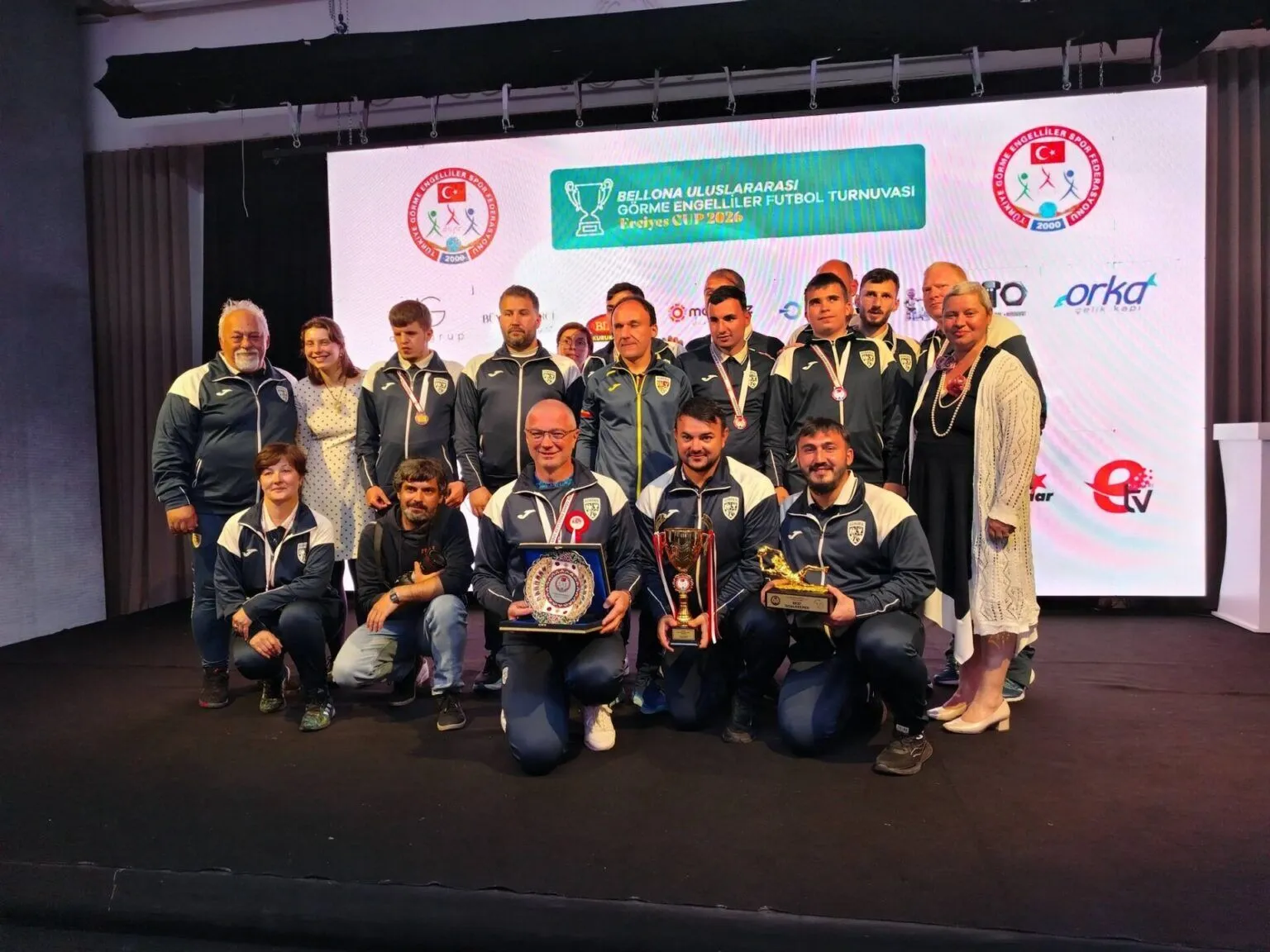 You are currently viewing Echipa națională de fotbal pentru nevăzători a României, locul 3 la Bellona International Blind Football Erciyes Cup 2026