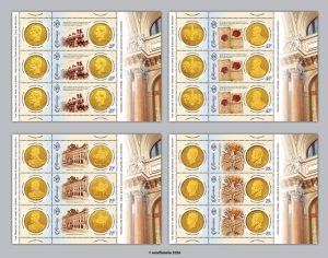 Read more about the article „Tezaurul din seiful istoriei – aurul Băncii Naționale a României de la Moscova” – emisiune filatelică lansată de Romfilatelia și Poșta Română