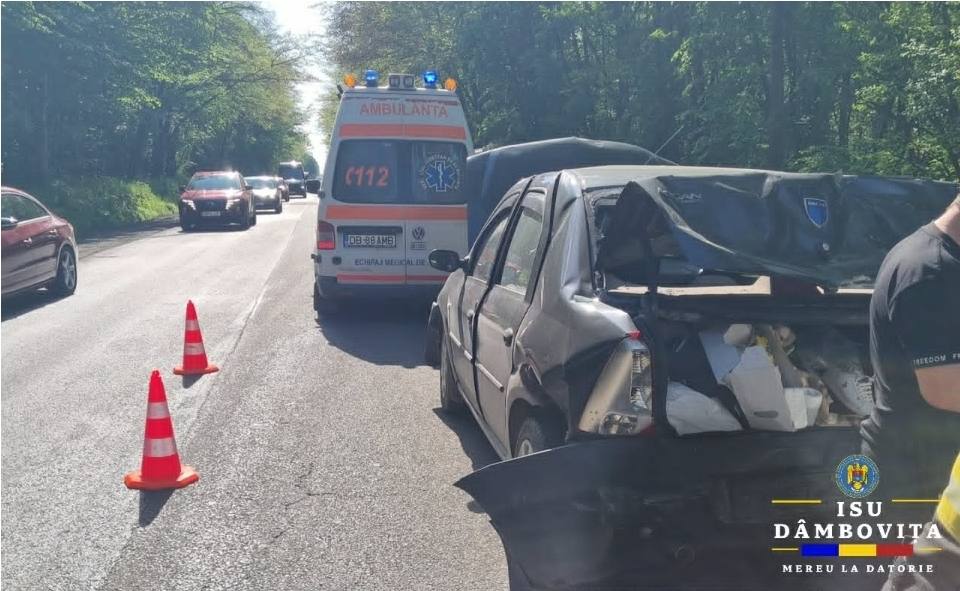 You are currently viewing Accident rutier la Priseaca! Un bărbat a fost rănit!