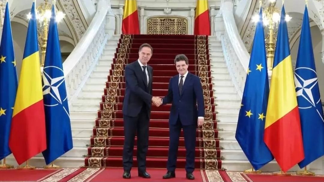 You are currently viewing Șeful NATO, Mark Rutte, primit de Nicușor Dan la Palatul Cotroceni