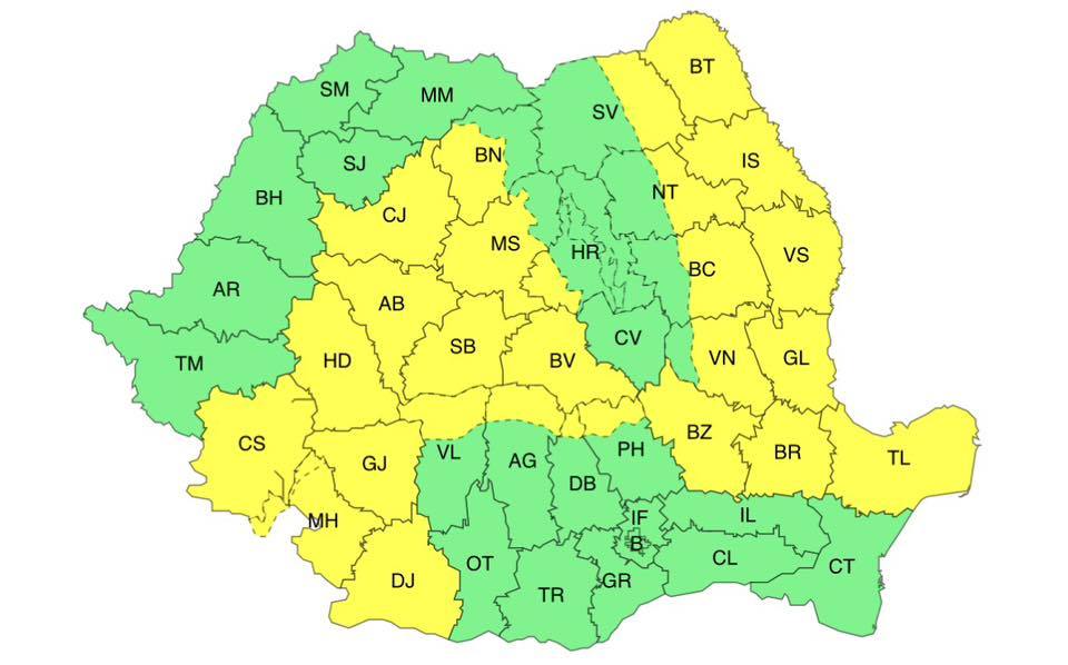 You are currently viewing ANM anunță vânt puternic și instabilitate atmosferică. Zona montană a județului Dâmbovița, sub atenționare meteo