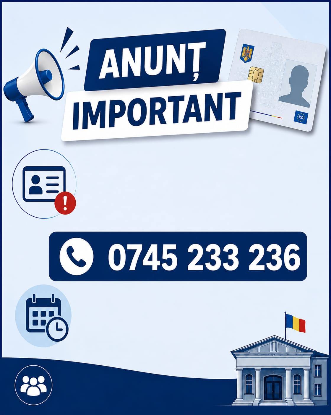 You are currently viewing Locuitorii din Brănești pot solicita gratuit noile cărți electronice de identitate