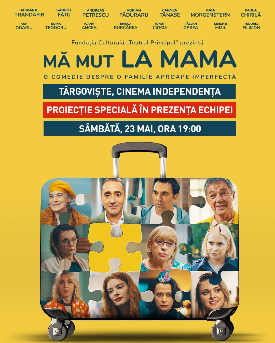 You are currently viewing „Mă mut la mama”, premieră specială în această seară, la Cinema Independența din Târgoviște