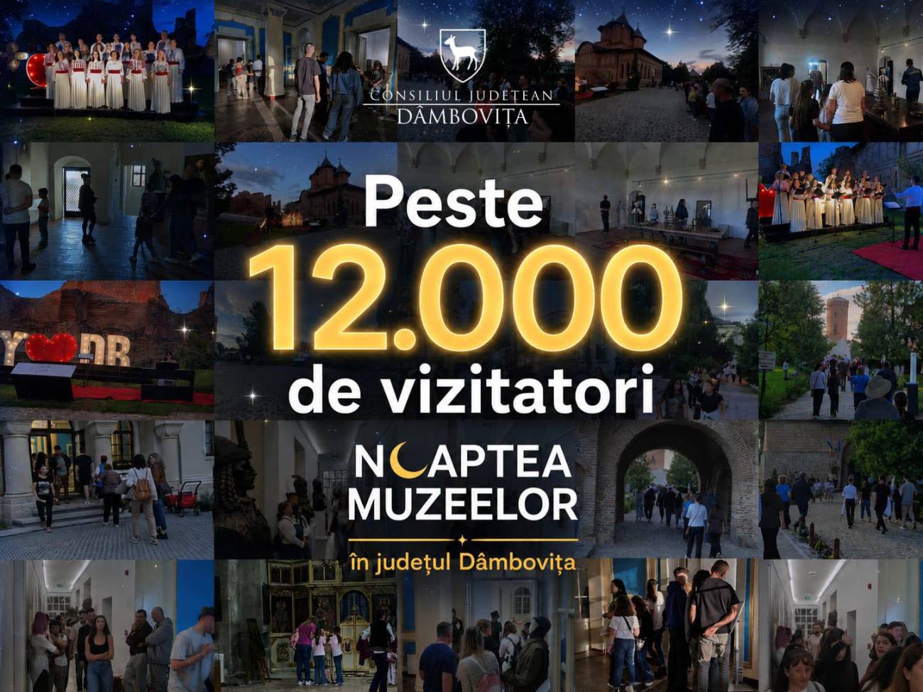 You are currently viewing Peste 12.000 de vizitatori la Noaptea Muzeelor, în județul Dâmbovița