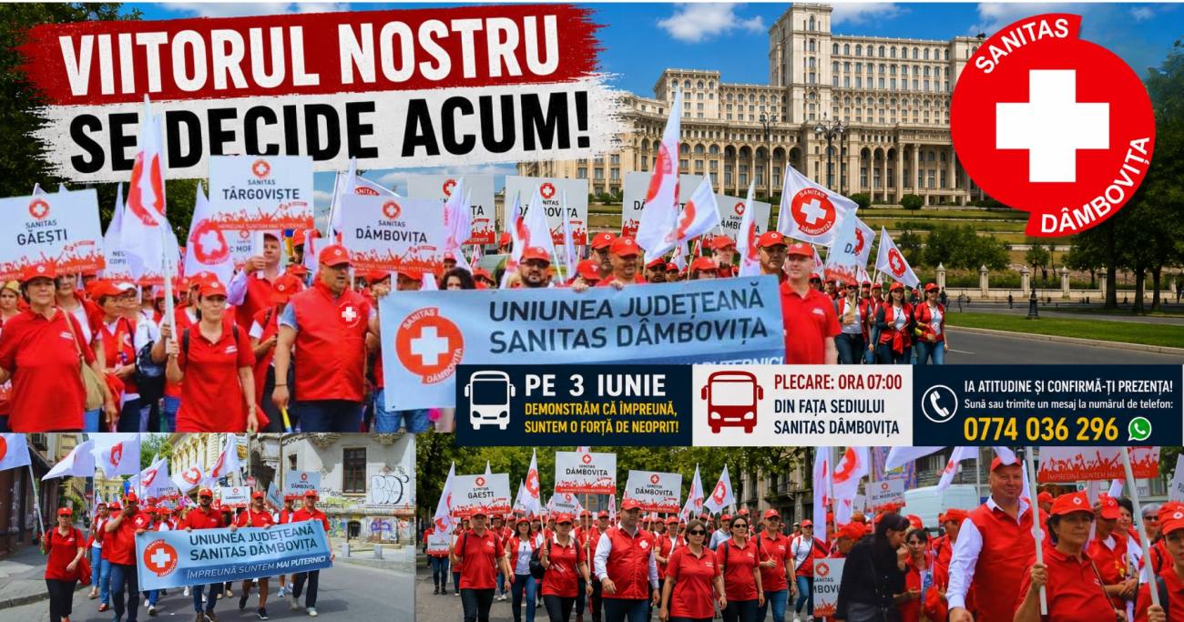 You are currently viewing Revoltă în sistemul sanitar. Sanitas Dâmbovița cheamă angajații la protest