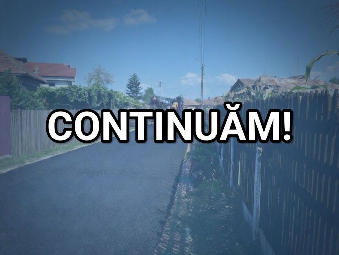 You are currently viewing La Vulcana-Pandele începe asfaltarea pe Strada Liniei. Lucrările vor continua apoi pe Strada Poștei