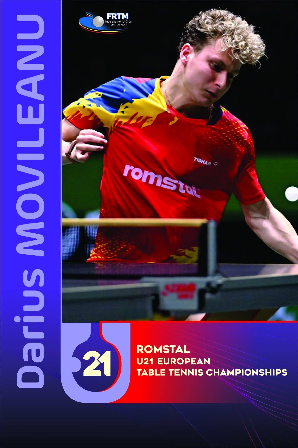 You are currently viewing România va fi reprezentată de patru sportivi de excepție la Campionatul European de tenis de masă U21! Printre ce aceștia se va regăsi și dâmbovițeanul Darius Movileanu