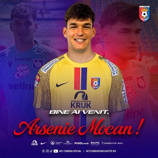 You are currently viewing Portarul naționalei U18 a României, achiziționat de Chindia Târgoviște! A semnat cu un contract valabil pe trei sezoane cu echipa dâmbovițeană