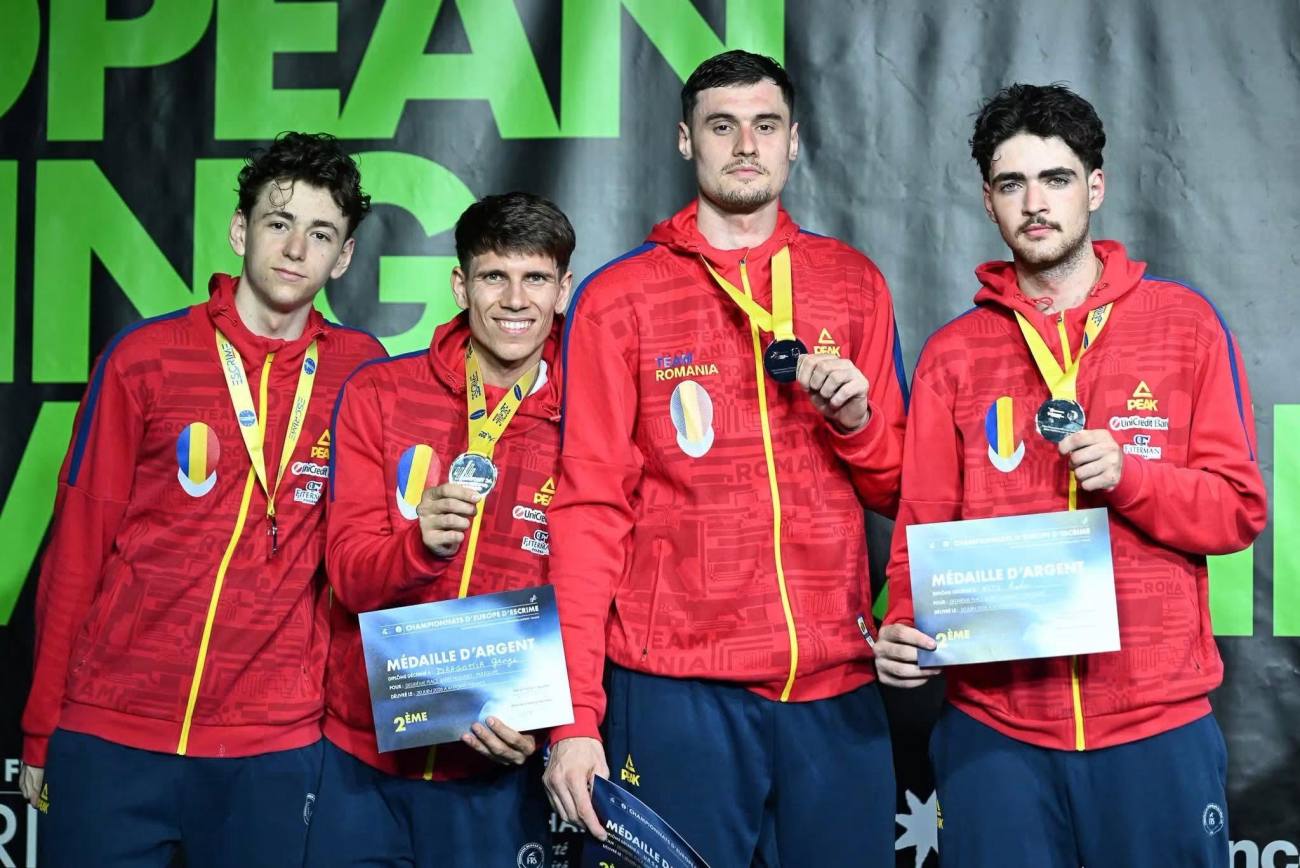 You are currently viewing O finală de poveste, o medalie de excepție! România, vicecampioană europeană la sabie pe echipe